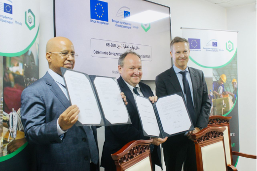 La Banque Européenne d’Investissement (BEI) octroie 20 millions d’euros de financement et une garantie de portefeuille à la Banque Mauritanienne de l’Investissement